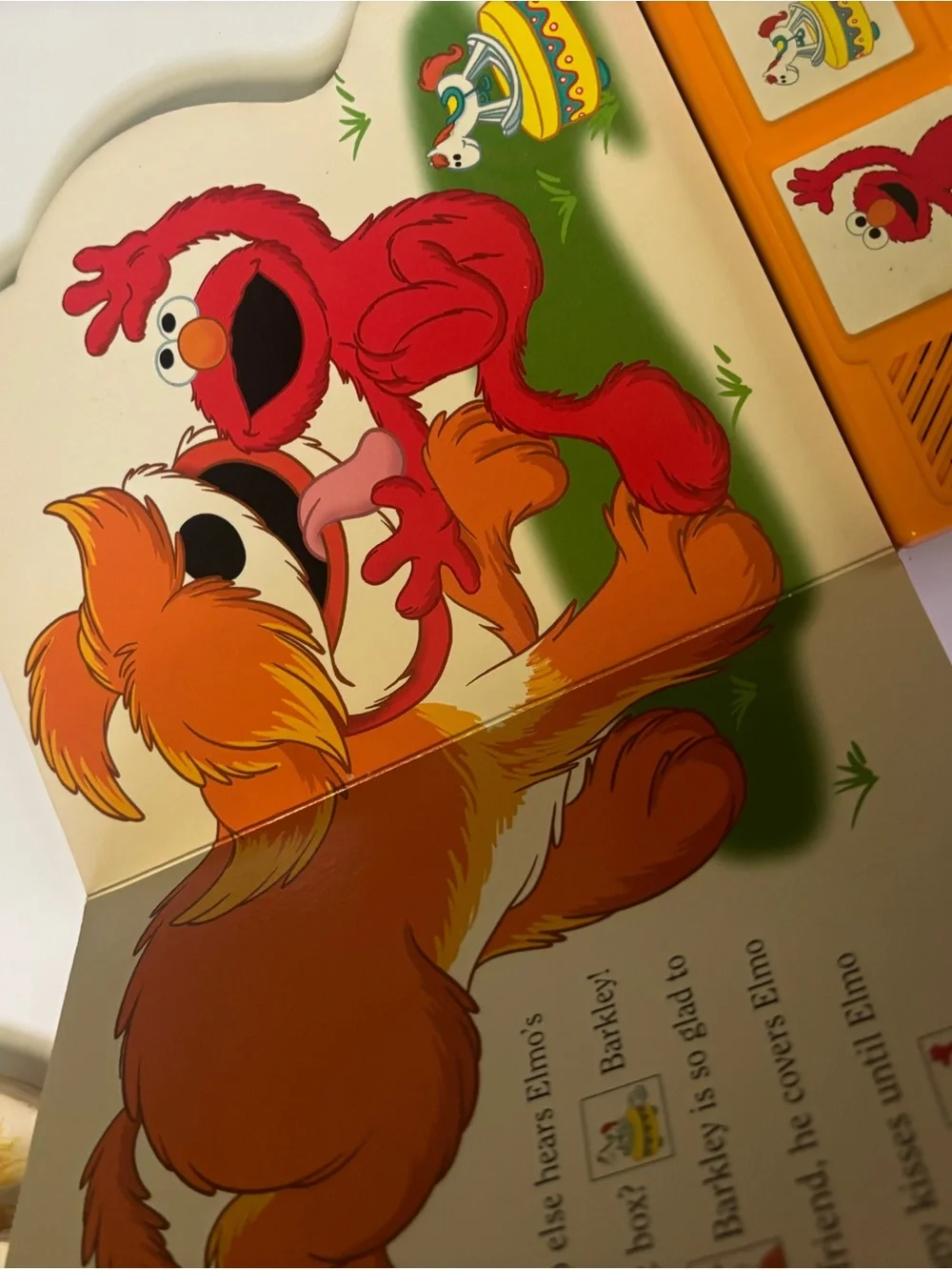 Sesame Street Sound Books Set - Red Elmo, Orange Zoe, Orange/Brown Ernie